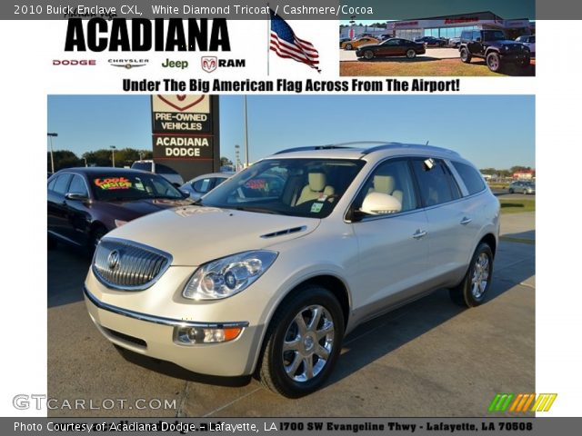 2010 Buick Enclave CXL in White Diamond Tricoat