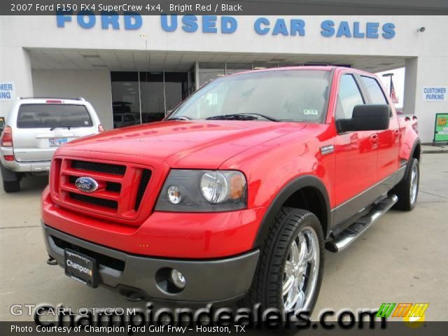 2007 Ford F150 FX4 SuperCrew 4x4 in Bright Red