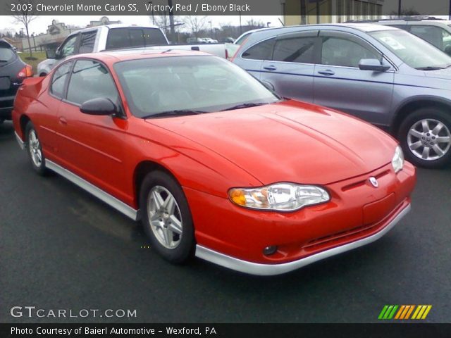 2003 Chevrolet Monte Carlo SS in Victory Red