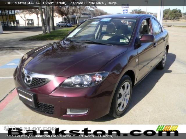 2008 Mazda MAZDA3 i Sport Sedan in Phantom Purple Mica