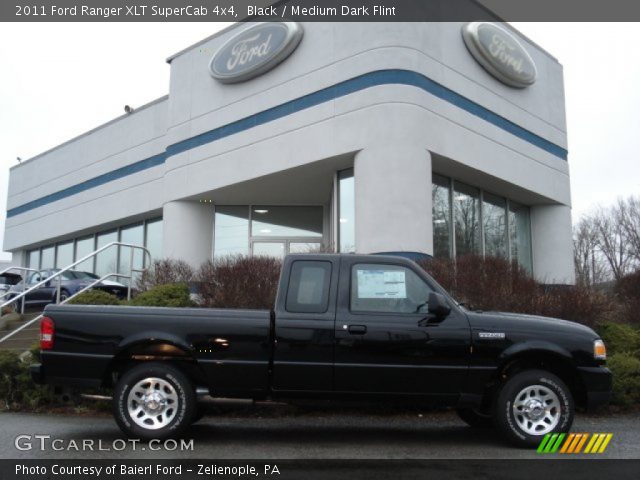 2011 Ford Ranger XLT SuperCab 4x4 in Black