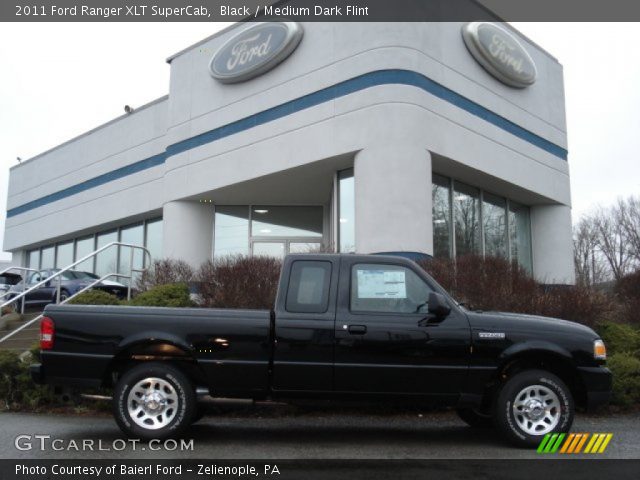 2011 Ford Ranger XLT SuperCab in Black