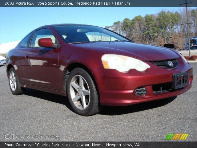 2003 Acura RSX Type S Sports Coupe in Redondo Red Pearl
