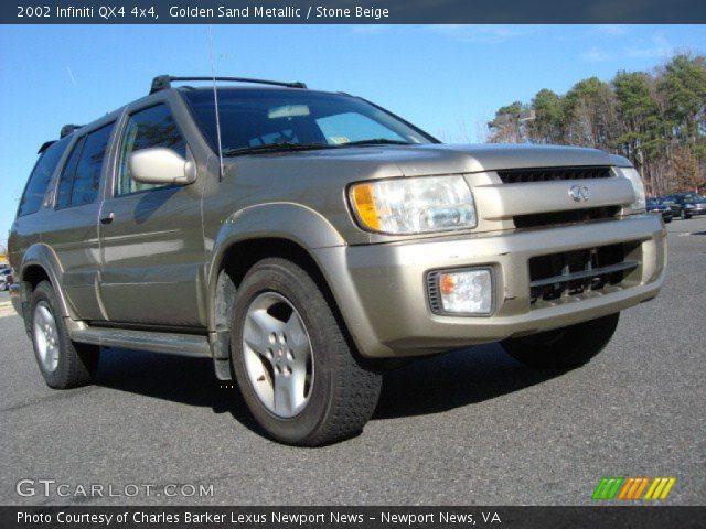2002 Infiniti QX4 4x4 in Golden Sand Metallic