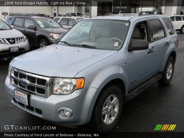 2008 Ford Escape Hybrid in Light Ice Blue