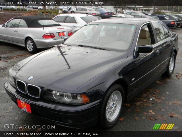 2001 BMW 5 Series 525i Sedan in Orient Blue Metallic