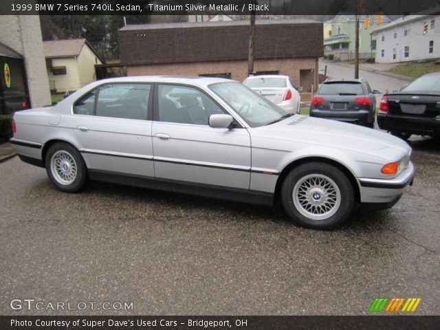 1999 BMW 7 Series 740iL Sedan in Titanium Silver Metallic