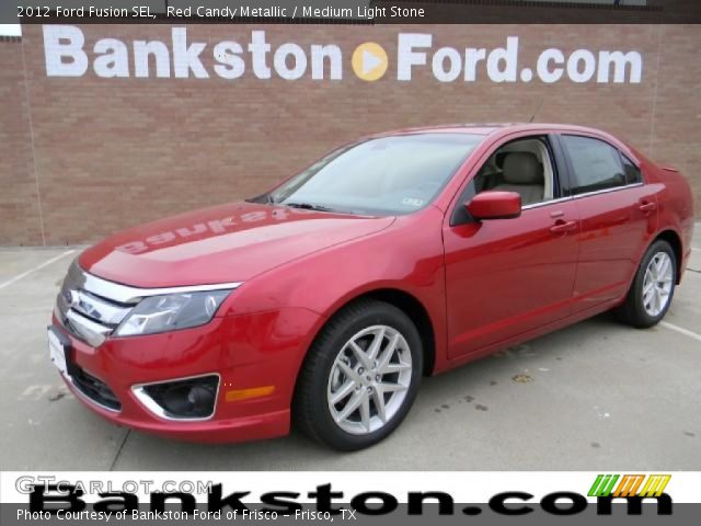 2012 Ford Fusion SEL in Red Candy Metallic