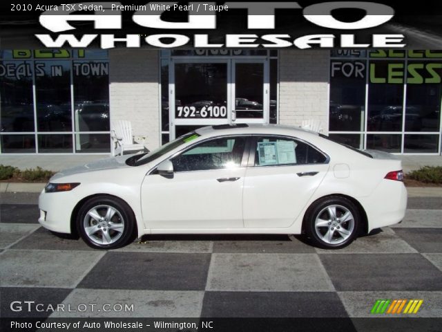 2010 Acura TSX Sedan in Premium White Pearl