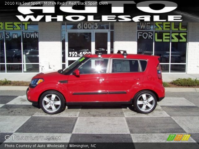 2010 Kia Soul Sport in Molten Red