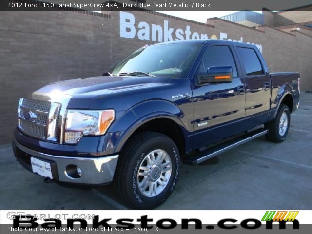 2012 Ford F150 Lariat SuperCrew 4x4 in Dark Blue Pearl Metallic