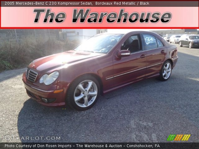 2005 Mercedes-Benz C 230 Kompressor Sedan in Bordeaux Red Metallic