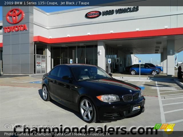 2009 BMW 1 Series 135i Coupe in Jet Black
