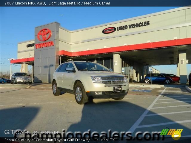 2007 Lincoln MKX AWD in Light Sage Metallic