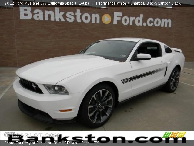 2012 Ford Mustang C/S California Special Coupe in Performance White