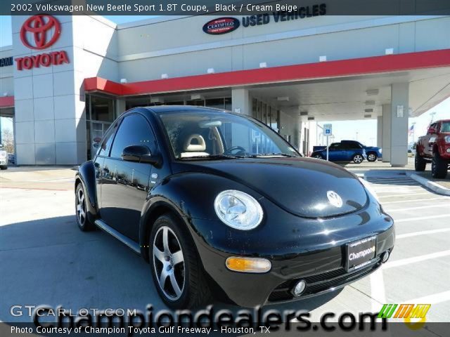 2002 Volkswagen New Beetle Sport 1.8T Coupe in Black