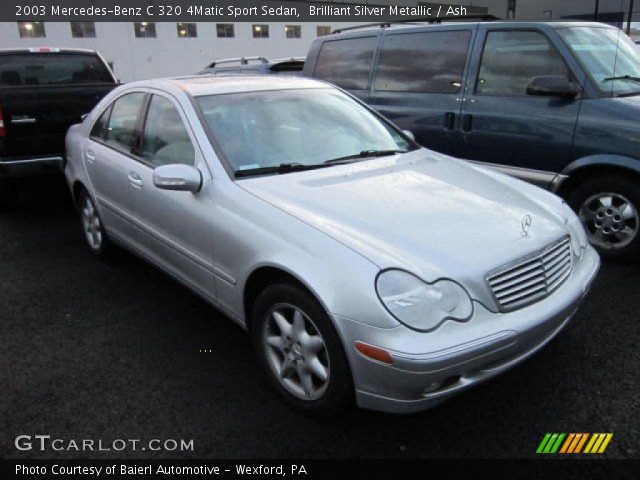2003 Mercedes-Benz C 320 4Matic Sport Sedan in Brilliant Silver Metallic