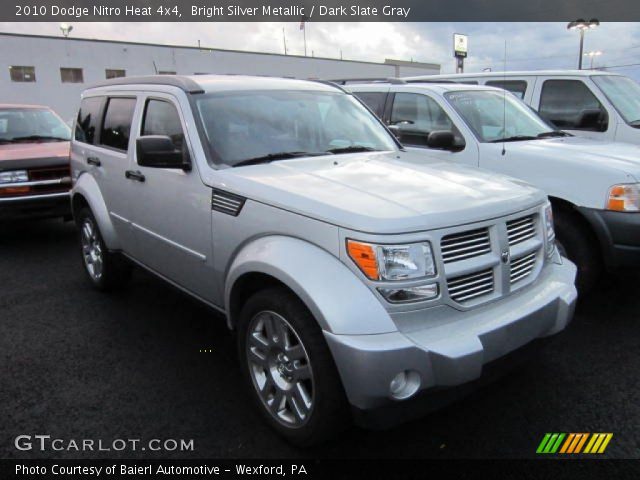 2010 Dodge Nitro Heat 4x4 in Bright Silver Metallic