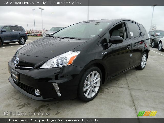 2012 Toyota Prius v Five Hybrid in Black