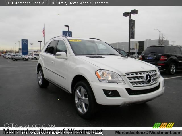 2011 Mercedes-Benz ML 350 4Matic in Arctic White