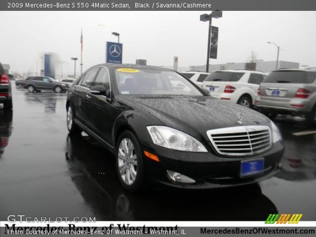 2009 Mercedes-Benz S 550 4Matic Sedan in Black