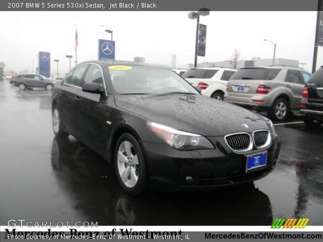 2007 BMW 5 Series 530xi Sedan in Jet Black