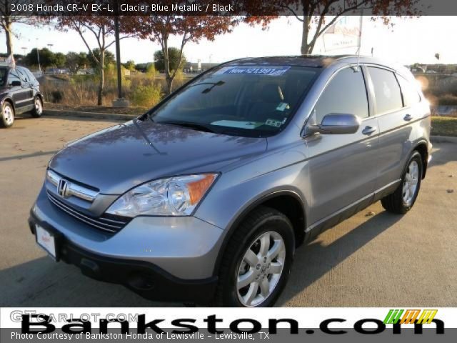 2008 Honda CR-V EX-L in Glacier Blue Metallic