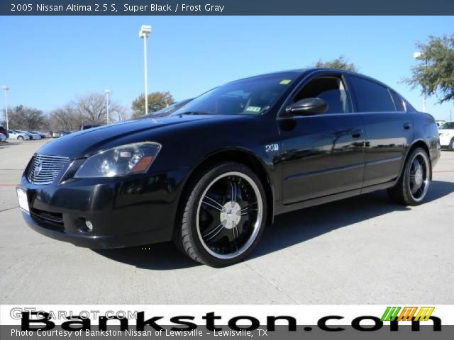 2005 Nissan Altima 2.5 S in Super Black