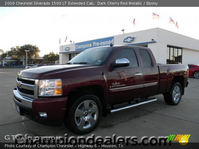 2009 Chevrolet Silverado 1500 LT Extended Cab in Dark Cherry Red Metallic