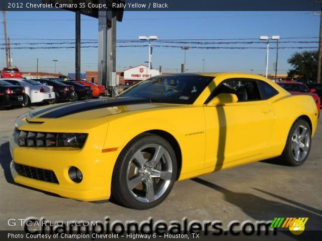 2012 Chevrolet Camaro SS Coupe in Rally Yellow