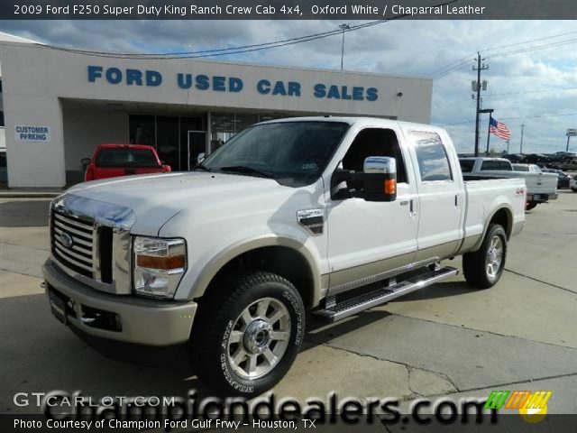 2009 Ford F250 Super Duty King Ranch Crew Cab 4x4 in Oxford White