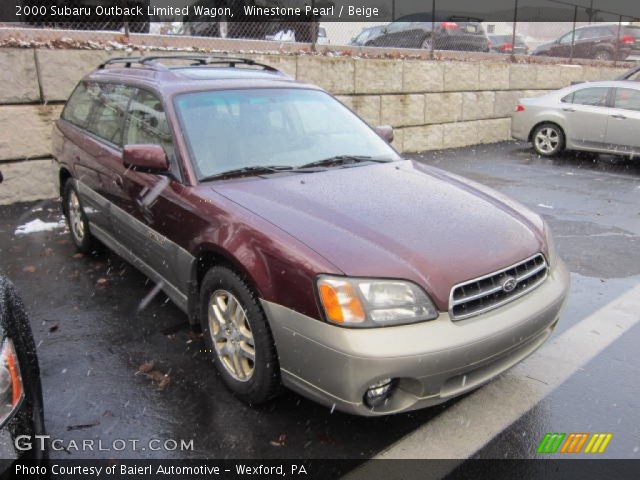 2000 Subaru Outback Limited Wagon in Winestone Pearl