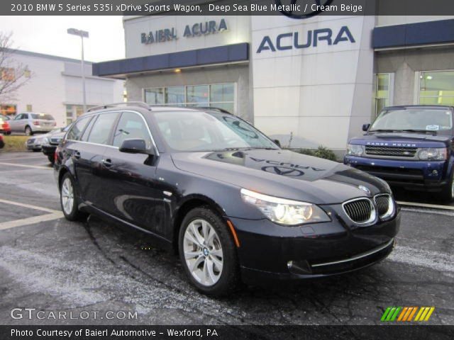 2010 BMW 5 Series 535i xDrive Sports Wagon in Deep Sea Blue Metallic