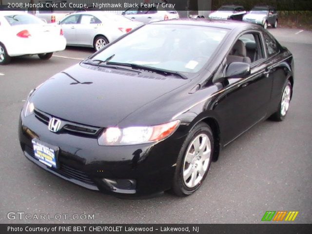 2008 Honda Civic LX Coupe in Nighthawk Black Pearl