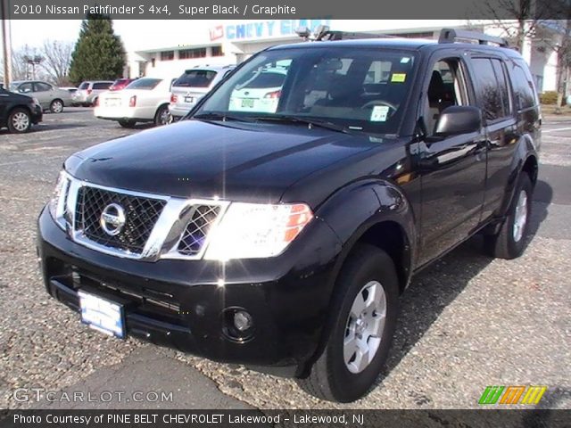 2010 Nissan Pathfinder S 4x4 in Super Black