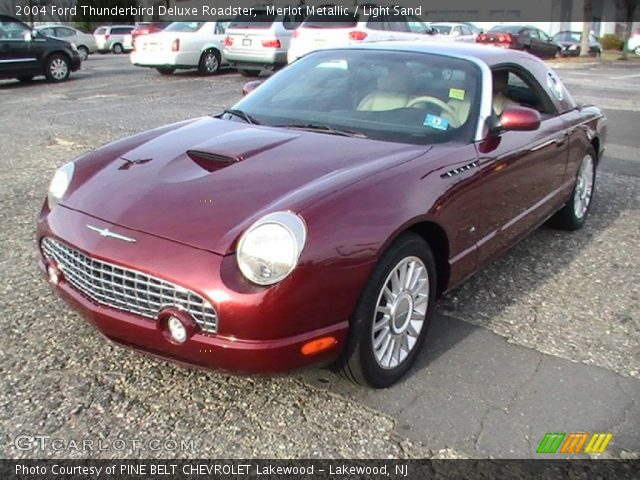 2004 Ford Thunderbird Deluxe Roadster in Merlot Metallic
