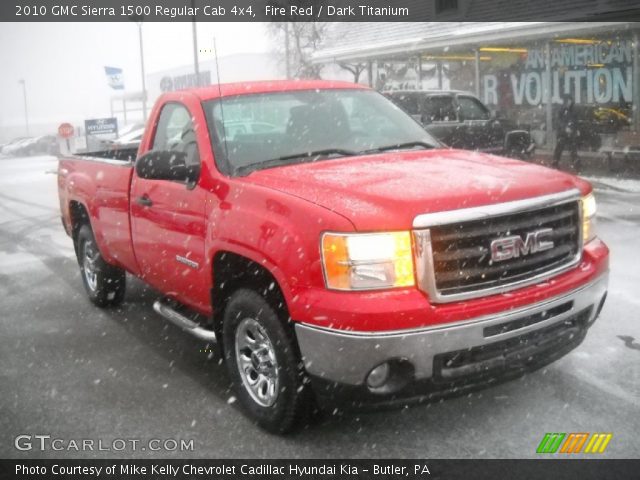 2010 GMC Sierra 1500 Regular Cab 4x4 in Fire Red
