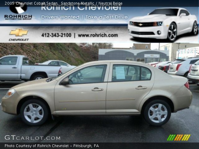 2005 Chevrolet Cobalt Sedan in Sandstone Metallic