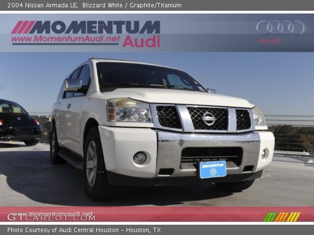 2004 Nissan Armada LE in Blizzard White
