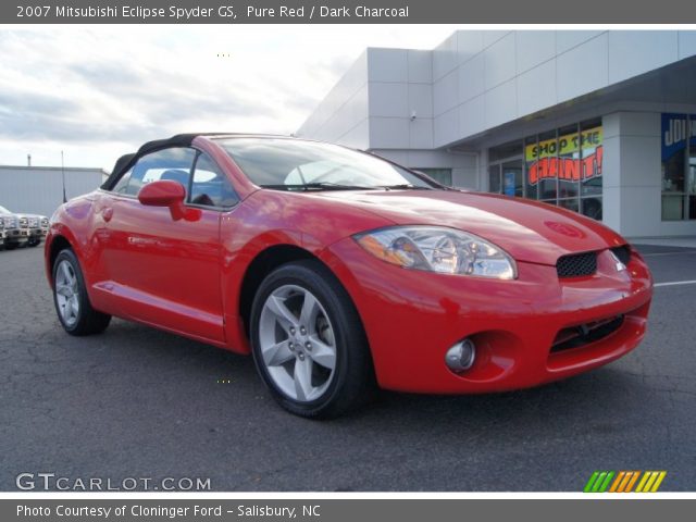 2007 Mitsubishi Eclipse Spyder GS in Pure Red