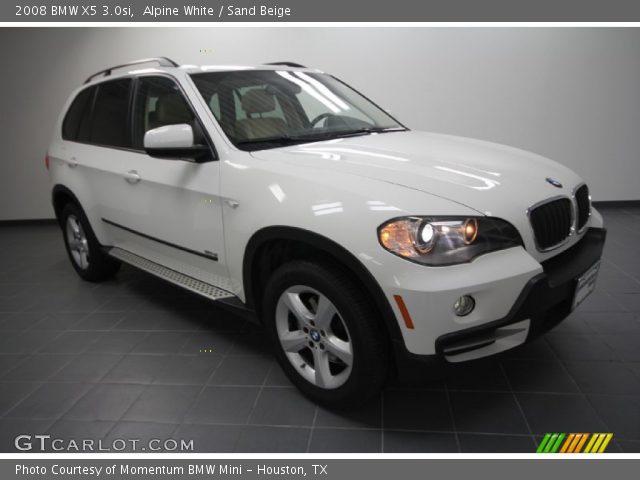2008 BMW X5 3.0si in Alpine White