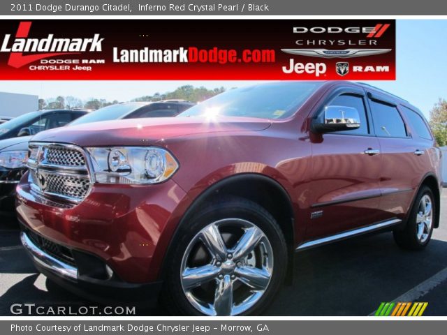 2011 Dodge Durango Citadel in Inferno Red Crystal Pearl