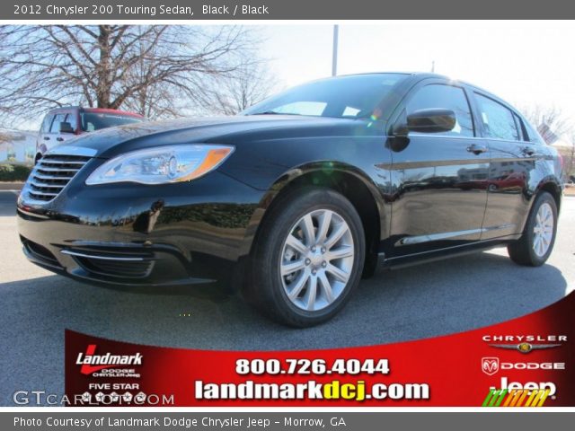 2012 Chrysler 200 Touring Sedan in Black