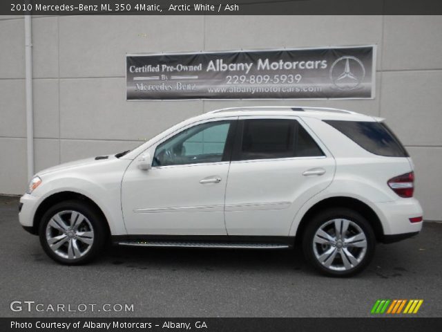 2010 Mercedes-Benz ML 350 4Matic in Arctic White