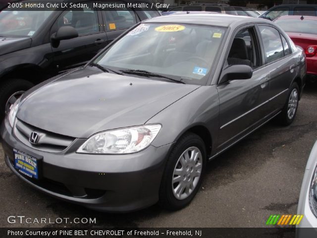 2005 Honda Civic LX Sedan in Magnesium Metallic