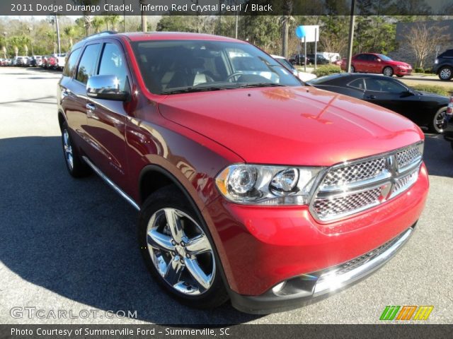 2011 Dodge Durango Citadel in Inferno Red Crystal Pearl