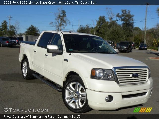 2008 Ford F150 Limited SuperCrew in White Sand Tri-Coat