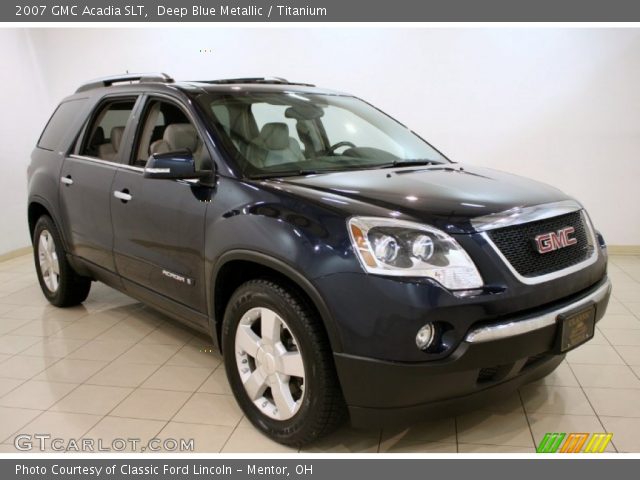 2007 GMC Acadia SLT in Deep Blue Metallic