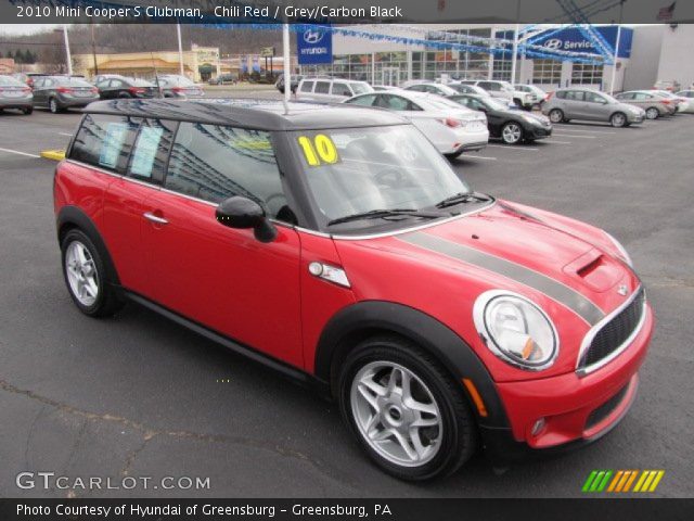 2010 Mini Cooper S Clubman in Chili Red
