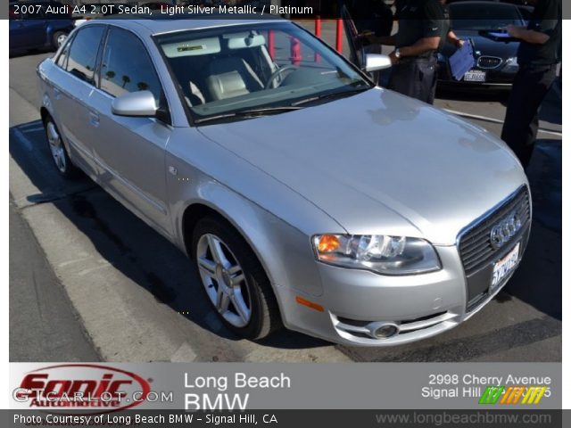 2007 Audi A4 2.0T Sedan in Light Silver Metallic